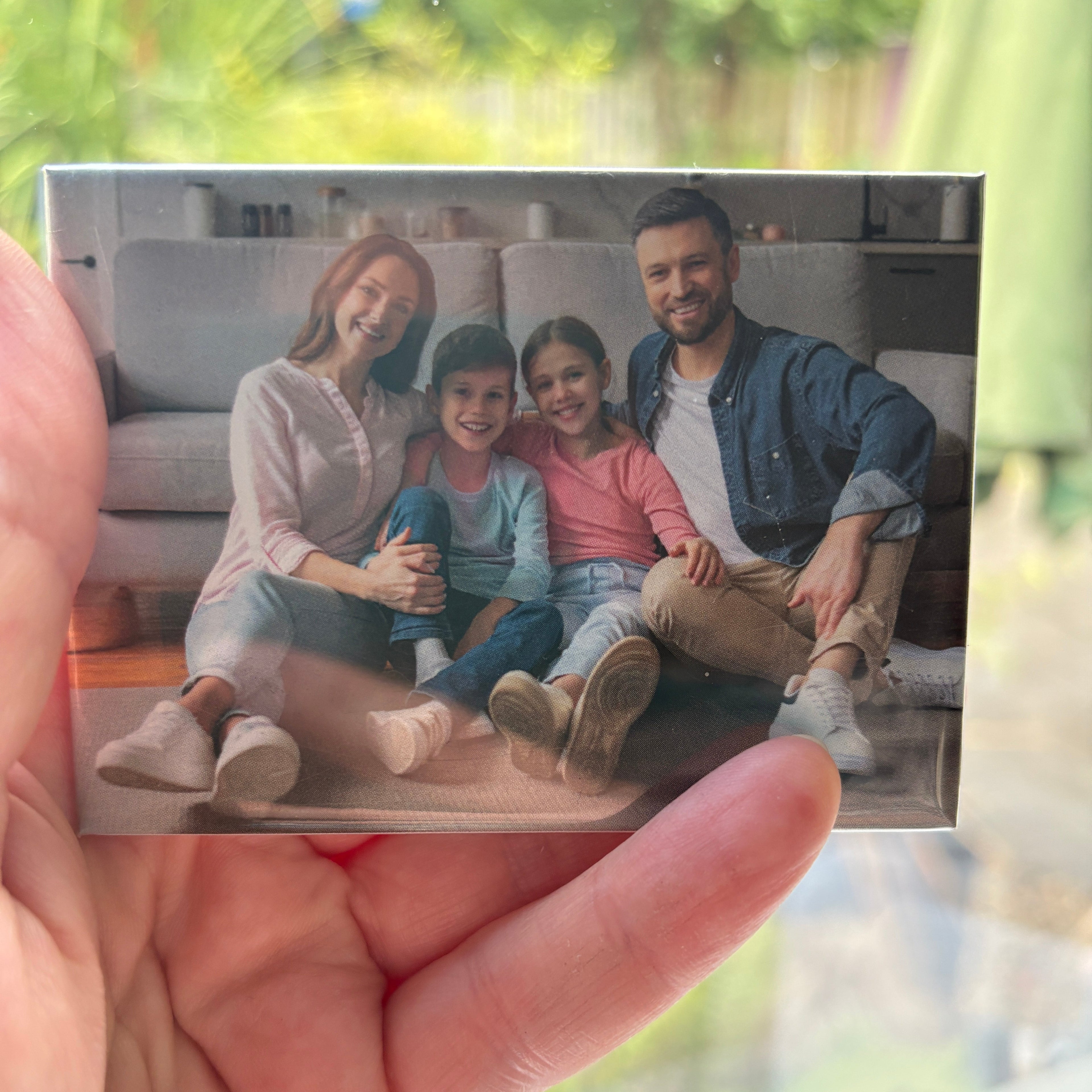 6 Rectangle Personalised Magnets