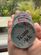 8 Personalised Pin Badges