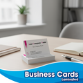Business Cards - Matte Laminated