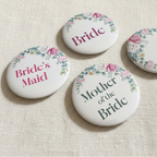 Personalised Pin Badges - Enhanced Background